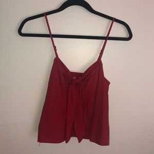 Red tie top